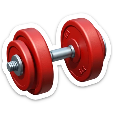 1 dumbell sticker