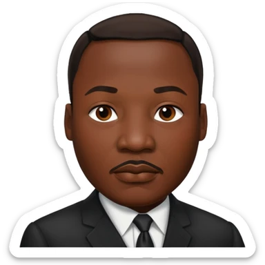 Martin Luther King Jr sticker