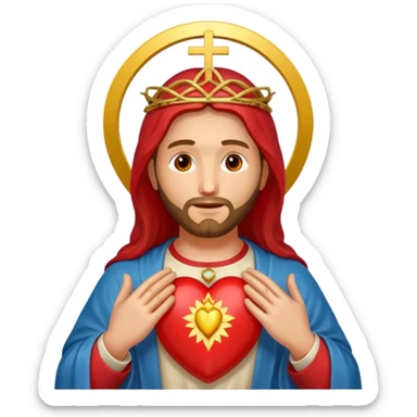 Sacred heart of Jesus sticker