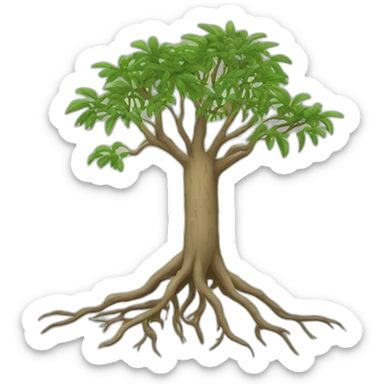 roots rhizome sticker