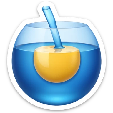 blue sebrosele bim jus sticker