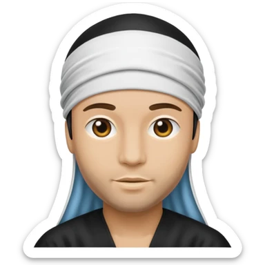 no JUST THE DURAG no human head  sticker