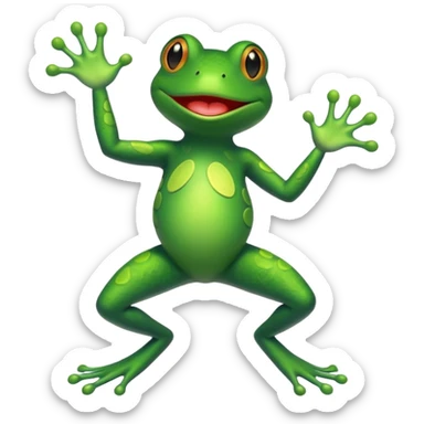 create a dancing frog gif sticker