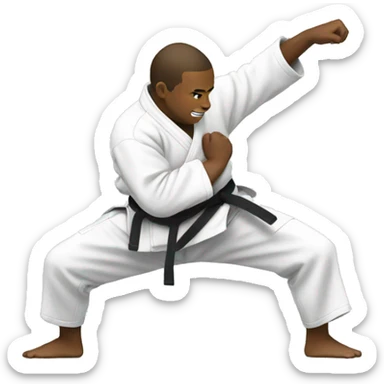 Judo move sticker