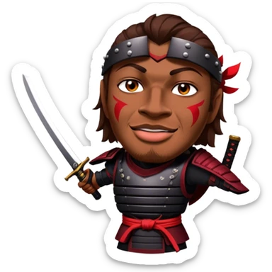 Fierce Samurai sticker
