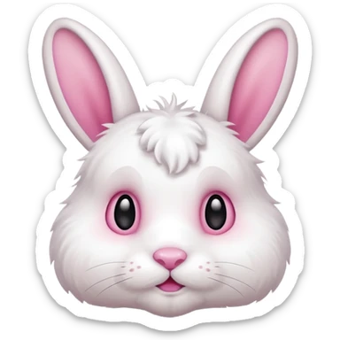 key whit bunny sticker