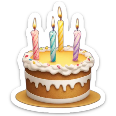 Birthday wishes sticker