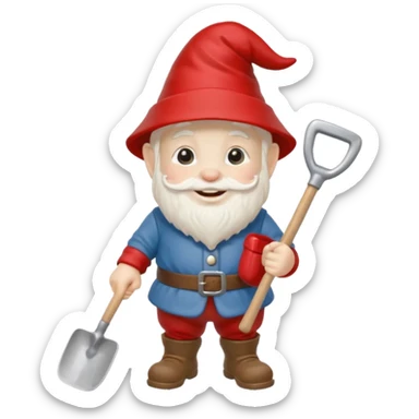 nain de jardin sticker