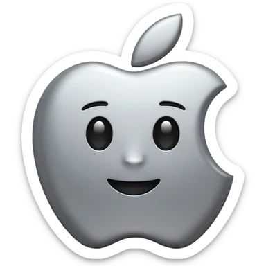 iPhone 16, apple emoji style sticker