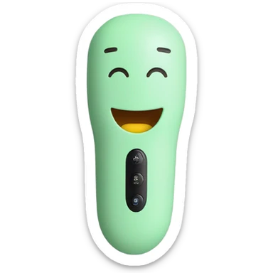 Face massager sticker