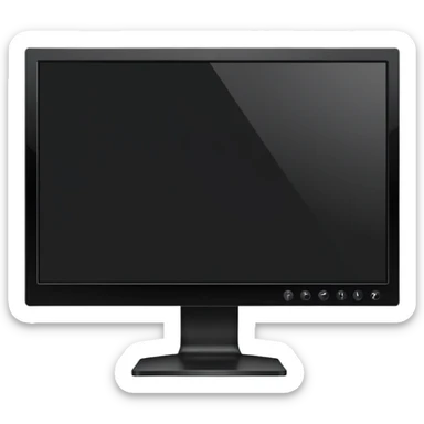 gaming  large monitor sticker