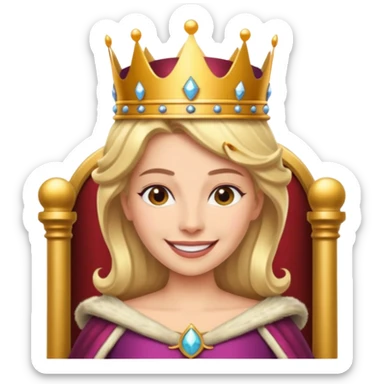 queen-in-game-of-throne smile sticker
