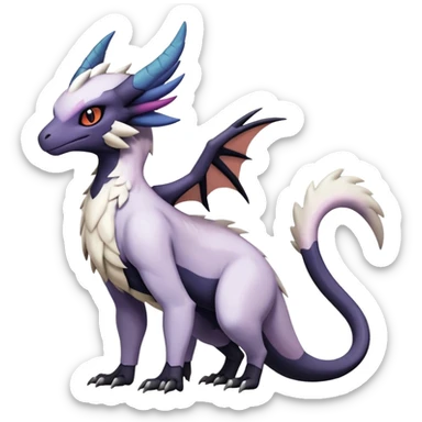 Salandit-Absol-Noibat-Noivern-Hybrid (Full body) sticker
