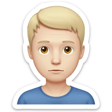 skinny fat man sticker