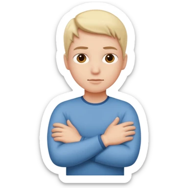 Nerves crossing arms  sticker