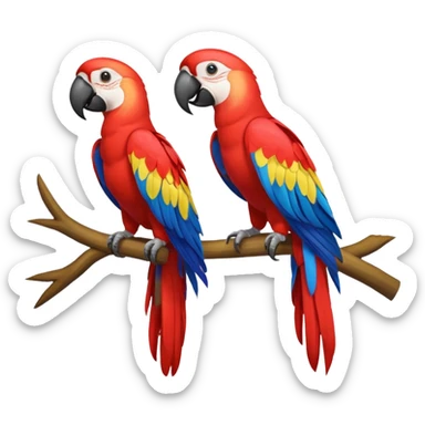 Tropical Birds sticker