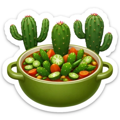 guisado de nopales sticker