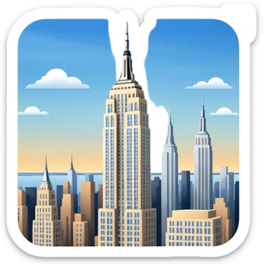 empire state building  sticker