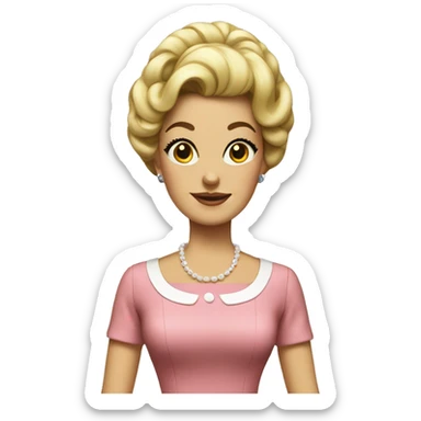 60s housewife sticker