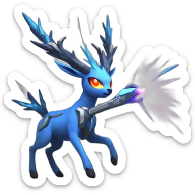 	Xerneas which fires an ultra laser in profile sticker