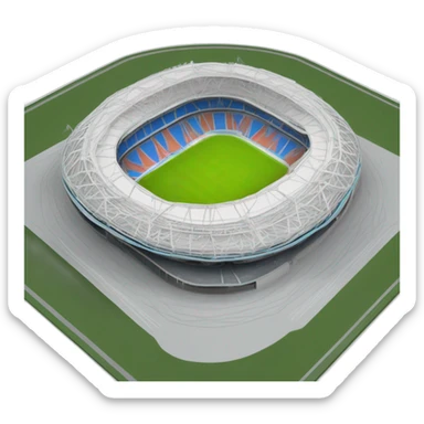 Stade le Vélodrome vu du dessus sticker