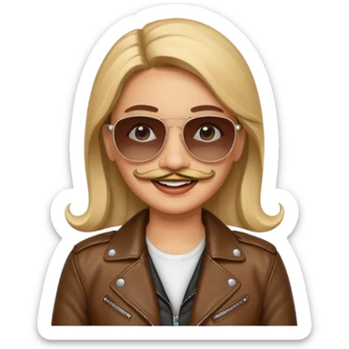 Crear un emoji de el cantante de cuarteto "La mona Jiménez" sticker