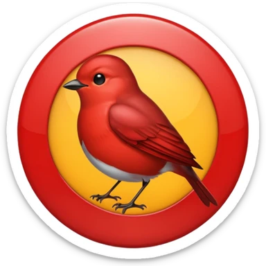 robin symbol sticker