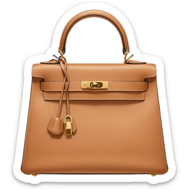 hermes kelly flesh color bag sticker