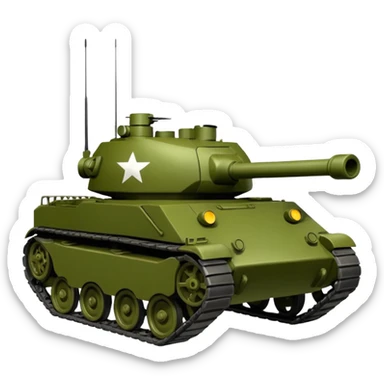 tanque de guerra sticker