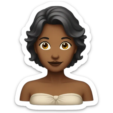 Chauve femme sticker