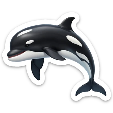 killer whale sticker