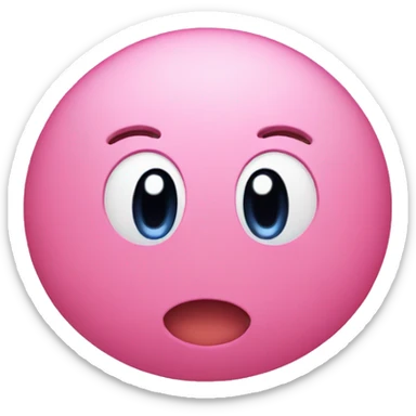 Kirby enojada sticker