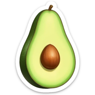 avocado with nazer seed sticker