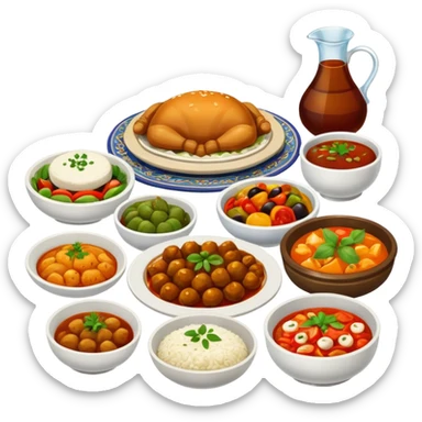 turkish meal sticker