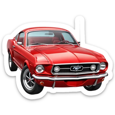 Ford mustang sticker
