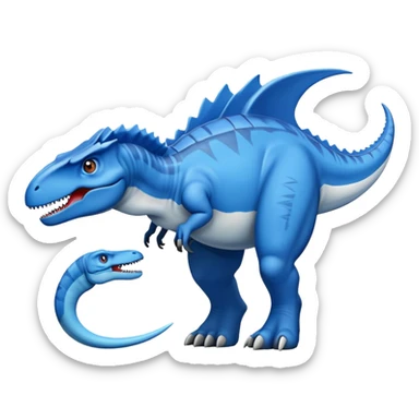 Blue Jurassic world  sticker