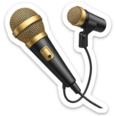 boom microphone sticker