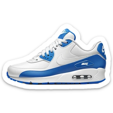 Nike air shoes white sticker