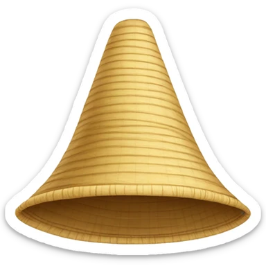 The Vietnamese conical hat sticker