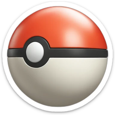 Pokeball pokemon sticker