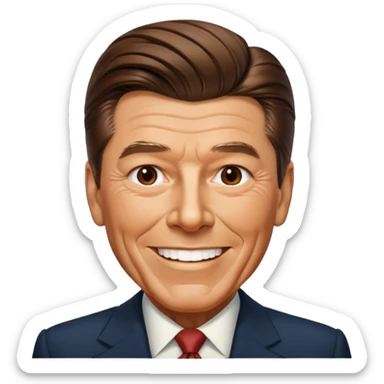 Ronald Reagan president sticker