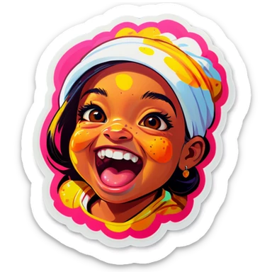 Hyper pigmentation sticker