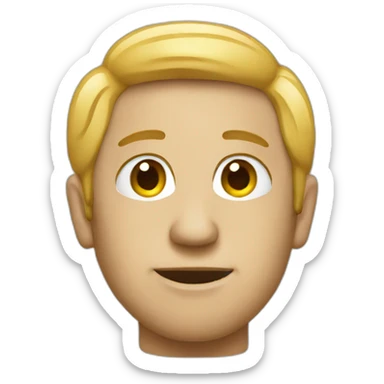 an economical person sticker