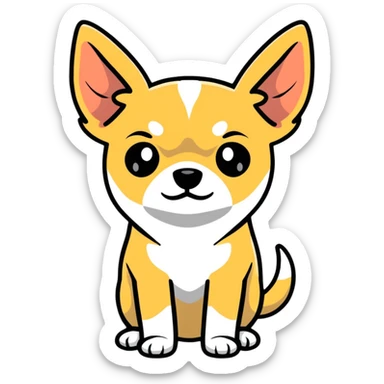 disappointed chihuahua sticker