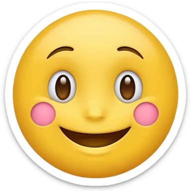 Smile emoji sticker