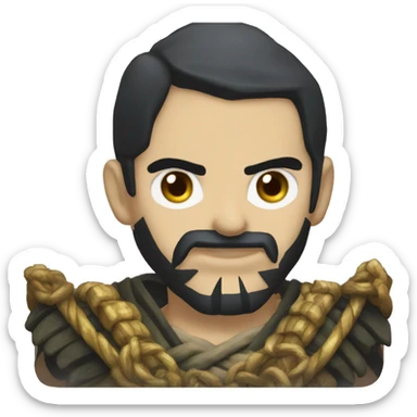 sukuna using his domain expansion, "malevolent shrine" sticker