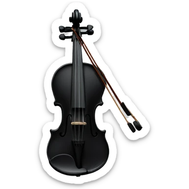 black violin  sticker