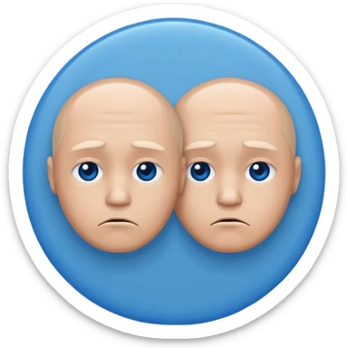 😞+😞+🔵 sticker