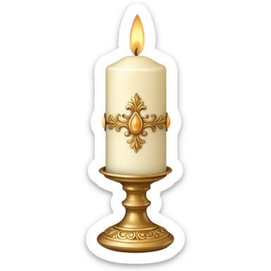 Decorative Wax Candle sticker