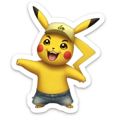 Ksi pikachu sticker